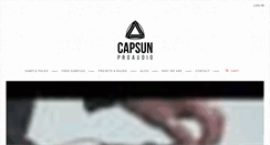Desktop Screenshot of capsunproaudio.com