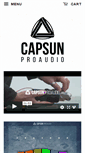 Mobile Screenshot of capsunproaudio.com