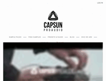 Tablet Screenshot of capsunproaudio.com